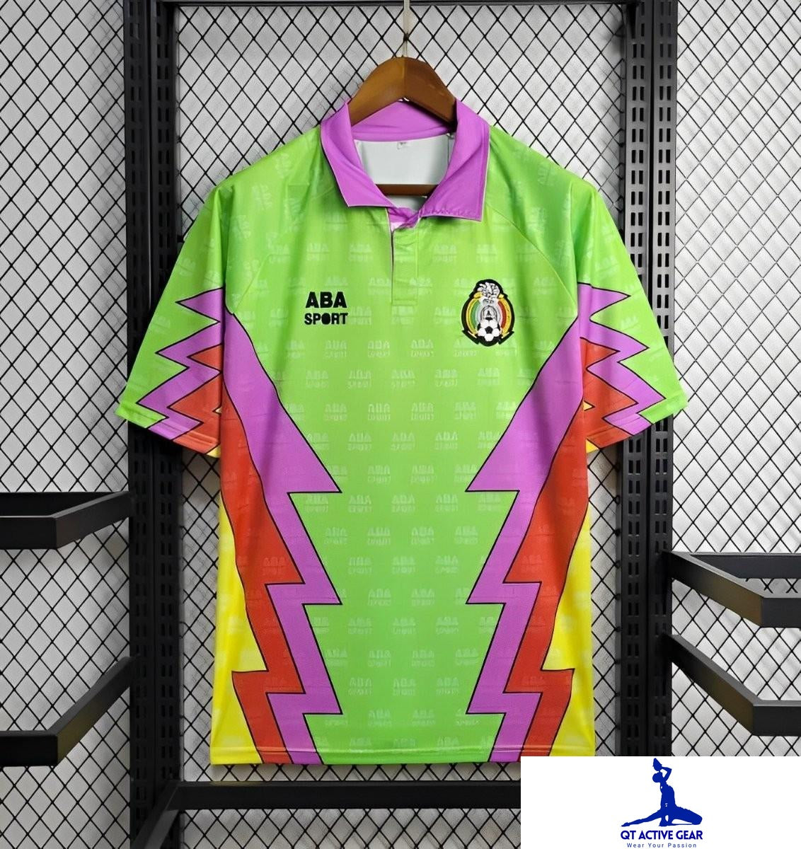 Retro 1994 USA World Cup Mexico Goalkeeper Jorge Campos Jersey